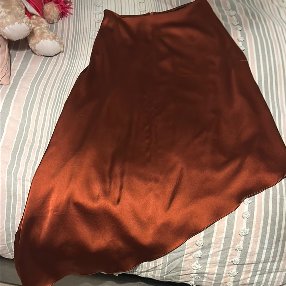 Elegant Rust Skirt